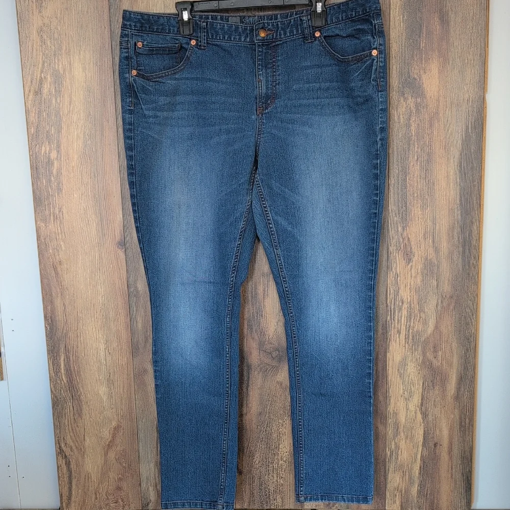 Massimo Women's Skinny Premium Denim Jeans Fit 4 Size 18                    C214
